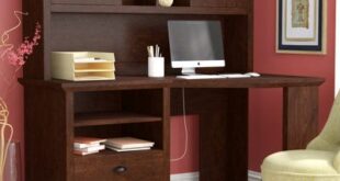 Corner Computer Desk With Hutch