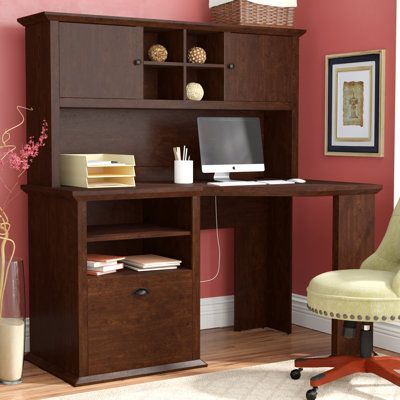 The Practical and Stylish Corner Computer Desk with Hutch: A Perfect Workspace Solution