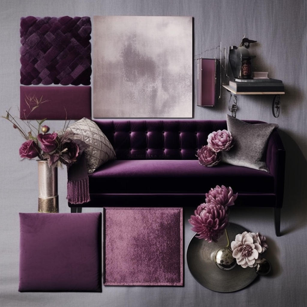 The Splendor of a Lavender-Colored Couch