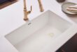 White Undermount Kitchen Sink