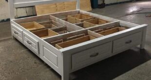 King Size Bed Frame With Drawers