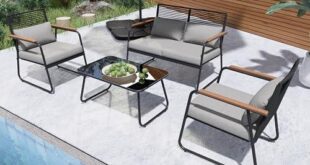 Transform Our Outdoors: Reviewing the Stylish 4-Piece Patio Set