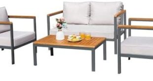 Elevate Our Outdoor Space: A Review of the Greesum Patio Set