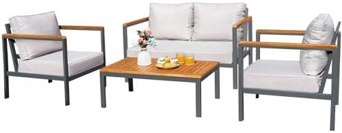 Elevate Our Outdoor Space: A Review of the Greesum Patio Set