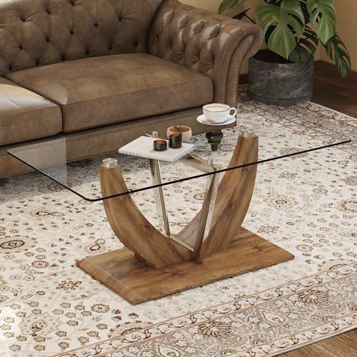 Elevate Our Space: Reviewing the Geelife Glass Coffee Table