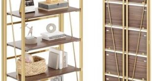 Effortless Elegance: Our Review of the Folding Gold Bookshelf