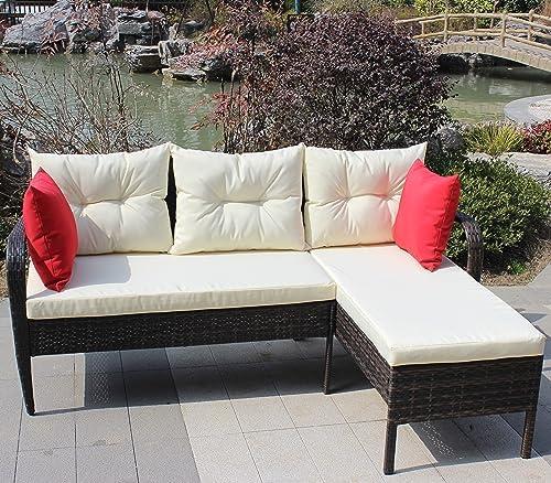 Cozy Comfort: Our Review of the Wicker Patio Sofa Set