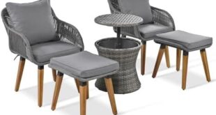 Transforming Our Outdoor Oasis: A Review of the 5-Piece Patio Set