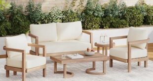 Transforming Our Outdoor Oasis: Review of Acacia Wood Set