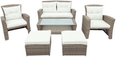 Transform Our Outdoor Space with This Stylish Patio Sofa Set