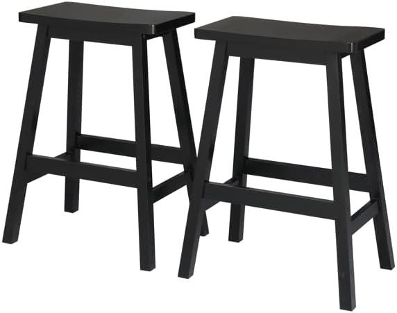 Exploring Comfort and Style: Our Take on Black Pine Bar Stools