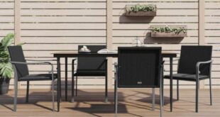 Transform Our Outdoor Spaces with This Elegant 5-Piece Dining Set