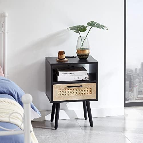 Discover Our Stylish Rattan Night Stands with USB Convenience