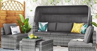 Unwind in Style: Our Review of the 5-Piece Rattan Sofa Set