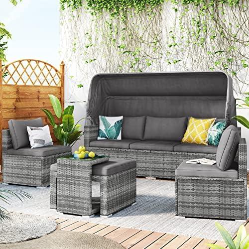 Unwind in Style: Our Review of the 5-Piece Rattan Sofa Set