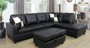 Our Experience with the Stylish Black Leather Sectional Sofa