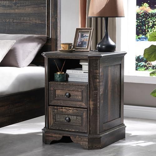 Discovering Rustic Elegance: Our Review of T4TREAM Nightstand