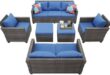 Unwind in Style: Our Review of the Navy Blue Patio Set