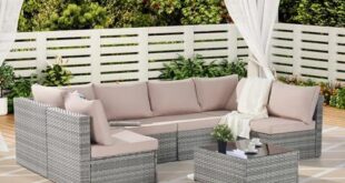 Transforming Outdoor Spaces with Our 7-Piece Rattan Set