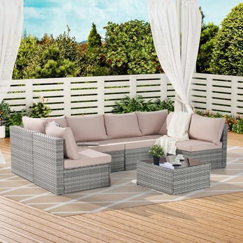 Transforming Outdoor Spaces with Our 7-Piece Rattan Set