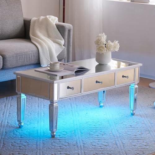 Shining Reviews: Our Take on the Goujxcy LED Coffee Table