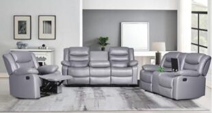 Unwinding in Style: Our Take on the Faux Leather Recliner Set