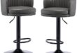 Elevating Comfort: Our Experience with Dark Grey Bar Stools