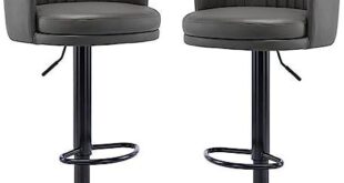 Elevating Comfort: Our Experience with Dark Grey Bar Stools