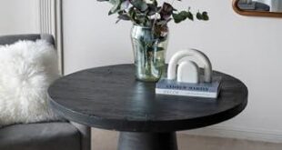 Exploring the Versatility of Our 36” Black Cement Dining Table