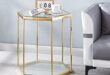 Transforming Our Space: The Chic Gold End Table Review