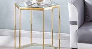 Transforming Our Space: The Chic Gold End Table Review