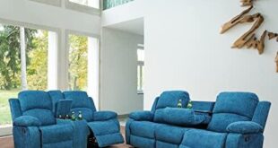 Finding Comfort and Style: Our Review of the Blue Recliner Set