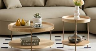 Elevate Our Space: A Review of the 2-Tier Round Coffee Table Set