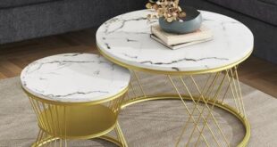 Stylish Nesting Coffee Tables: Our Modern Living Room Choice