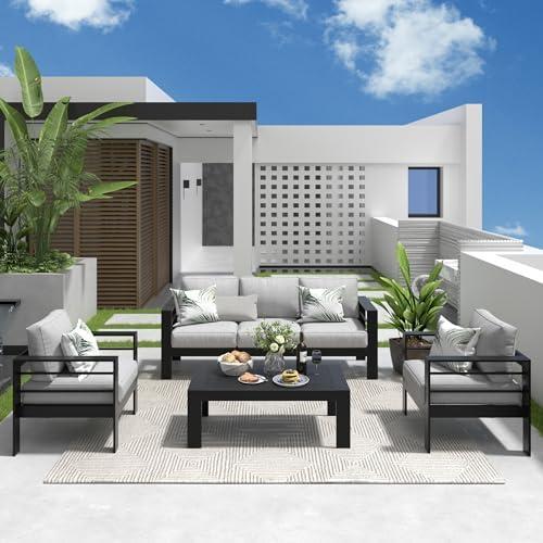 Transform Our Outdoors with the Solaste Aluminum Patio Set!