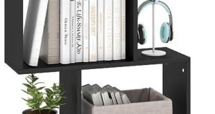 Elevate Your Space: Our Take on the Tangkula Geometric Bookshelf