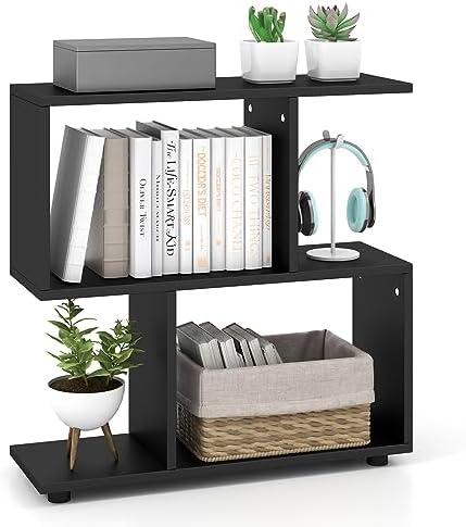 Elevate Your Space: Our Take on the Tangkula Geometric Bookshelf