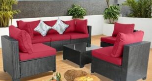 Transforming Our Outdoor Space: A Review of the 7-Piece Rattan Set