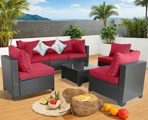 Transforming Our Outdoor Space: A Review of the 7-Piece Rattan Set