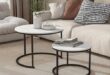 Discover Our Take on the BOFENG Round Coffee Table Duo