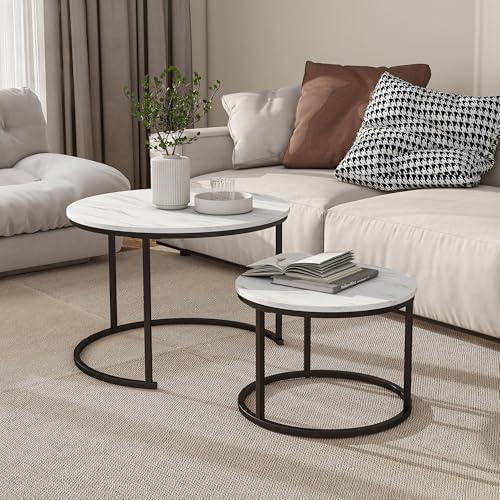 Discover Our Take on the BOFENG Round Coffee Table Duo