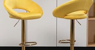 Elevate Our Space: Reviewing NORDICANA’s Chic Yellow Bar Stools