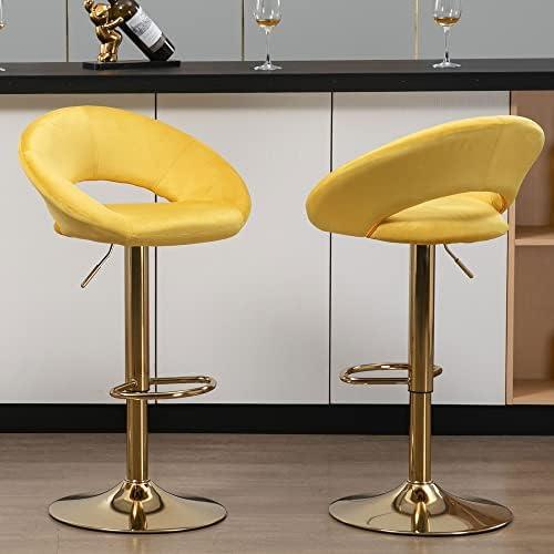 Elevate Our Space: Reviewing NORDICANA’s Chic Yellow Bar Stools