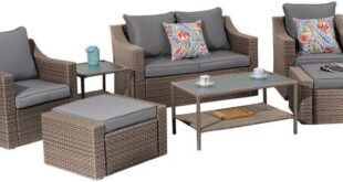 Transforming Our Outdoor Oasis: A Review of the 7-Piece Wicker Set