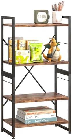 Maximizing Our Space: A Review of the Rustic 4-Tier Bookshelf