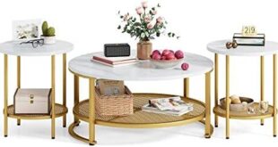 Exploring the LINSY Home Round Coffee Table: Style Meets Function