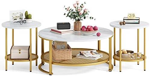 Exploring the LINSY Home Round Coffee Table: Style Meets Function