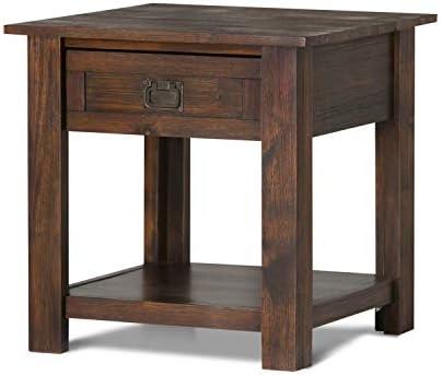 Discovering Rustic Charm: Our Take on the SIMPLIHOME Monroe End Table