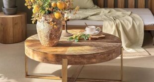 Discovering Elegance: Our Review of the Gexpusm Round Coffee Table