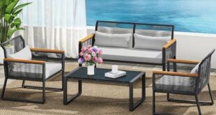 Transforming Our Outdoor Space with YITAHOME Patio Set